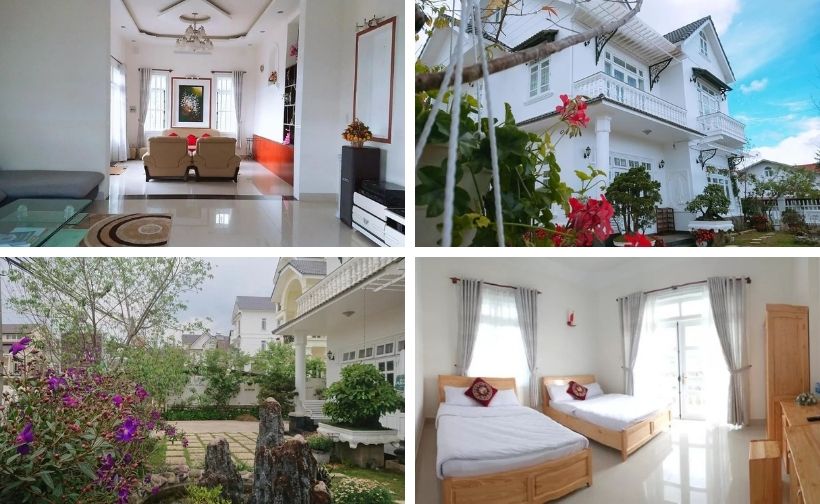 Top 20 Biệt thự villa Đà Lạt view đẹp cho thuê ở trung tâm, hồ Tuyền Lâm