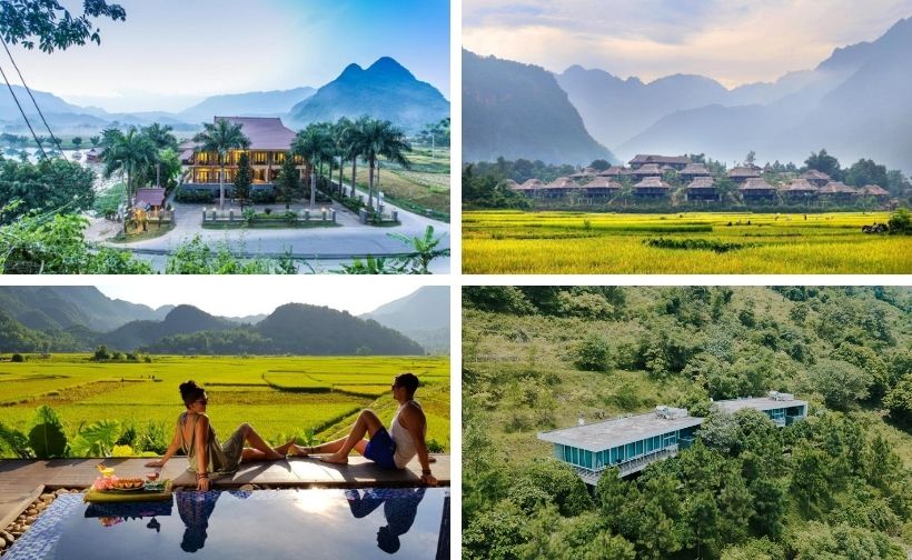 Top 12 Biệt thự villa Hòa Bình Mai Châu giá rẻ view ngắm núi non đẹp
