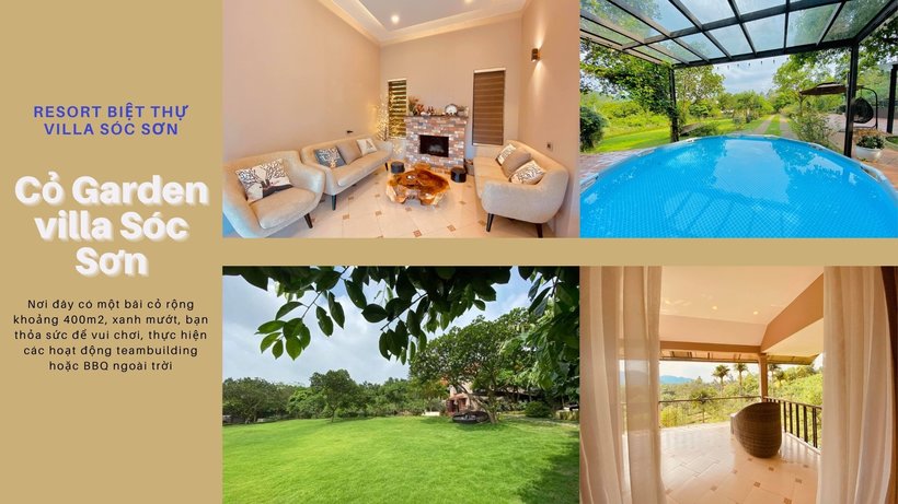 Top 15 Resort biệt thự villa Sóc Sơn giá rẻ view đẹp có hồ bơi cho thuê