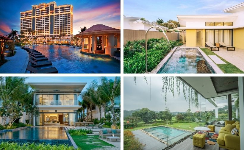 Top 20 Resort biệt thự villa Hồ Tràm Hồ Cốc Long Hải Bình Châu view biển đẹp